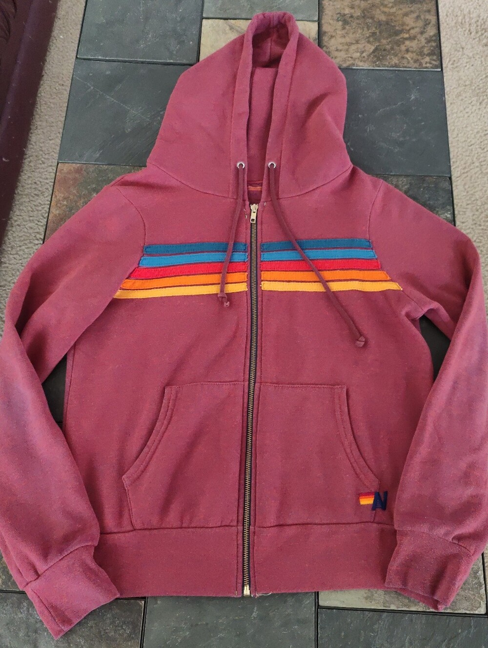 Aviator Nation 5 stripe hoodie Size small - Picture 8 of 14